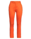 Eleonora Stasi Woman Pants Orange Size 12 Cotton, Elastane