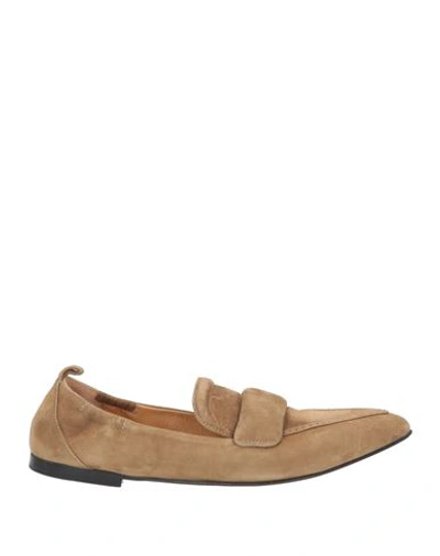 Pomme D'or Loafers 0523  Suede In Beige