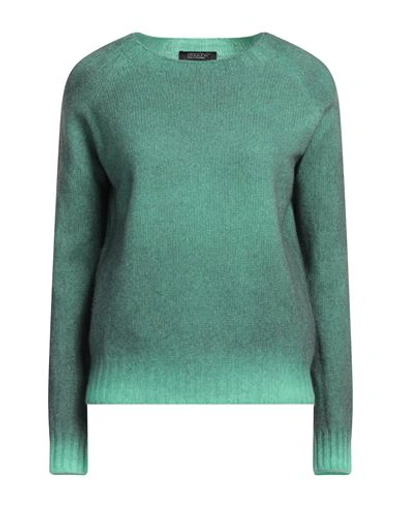 Aragona Woman Sweater Light Green Size 10 Cashmere