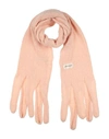Hinnominate Woman Scarf Blush Size - Acrylic, Alpaca Wool, Virgin Wool, Polyamide In Pink