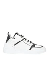 Costume National Woman Sneakers White Size 10 Soft Leather In White