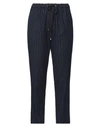 Sfizio Studio Woman Pants Midnight Blue Size 4 Polyester, Wool, Viscose, Elastane In Blue