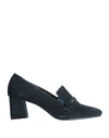 Daniele Ancarani Woman Loafers Midnight Blue Size 8 Soft Leather In Blue