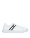 Hogan Man Sneakers White Size 13 Soft Leather In White