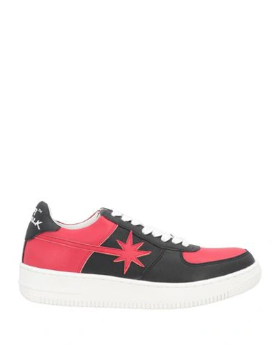 Starwalk Man Sneakers Red Size 6 Soft Leather