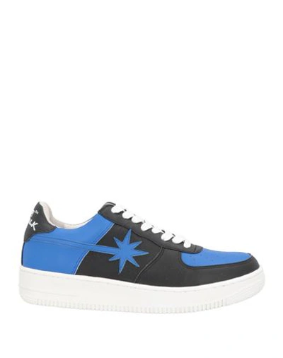 Starwalk Man Sneakers Bright Blue Size 8 Soft Leather