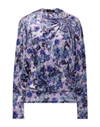 Isabel Marant Woman Top Purple Size 2 Polyamide, Elastane In Purple