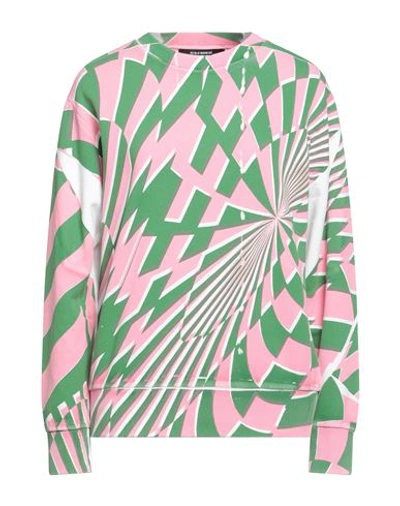 Stella Mccartney Woman Sweatshirt Pink Size M Cotton, Elastane