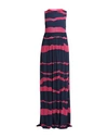 Elisabetta Franchi Woman Maxi Dress Fuchsia Size 12 Viscose, Polyester In Pink