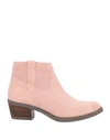Cuplé Woman Ankle Boots Light Pink Size 6 Leather