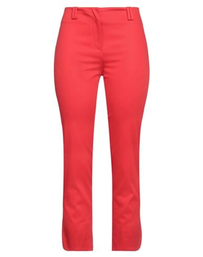 Slowear Incotex Woman Pants Red Size 8 Cotton, Elastane