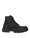 Giovanni Conti Man Ankle Boots Black Size 10 Soft Leather In Black