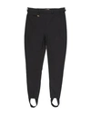 TORY BURCH TORY BURCH WOMAN PANTS BLACK SIZE 6 COTTON, POLYAMIDE, ELASTANE, WOOL