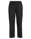 Beatrice B Beatrice .b Woman Pants Charcoal Size 10 Viscose, Polyester, Wool, Polyamide, Silk In Grey