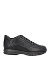 Hogan Man Sneakers Black Size 11.5 Soft Leather