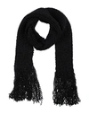 Dolce & Gabbana Woman Scarf Black Size - Virgin Wool, Polyamide, Metallic Polyester, Acrylic, Alpaca In Black