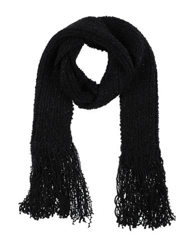 Dolce & Gabbana Woman Scarf Black Size - Virgin Wool, Polyamide, Metallic Polyester, Acrylic, Alpaca