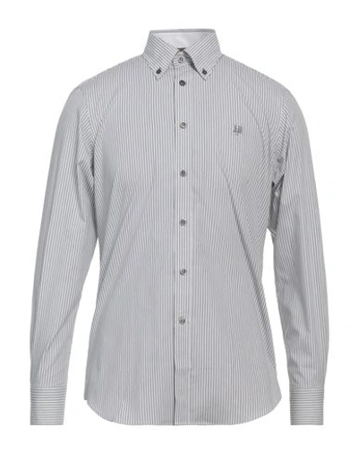 Harmont & Blaine Man Shirt Light Grey Size L Cotton