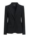 Sartoria 74 Woman Blazer Black Size 10 Acrylic, Viscose