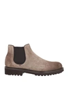 Doucal's Man Ankle Boots Dove Grey Size 10 Soft Leather