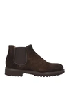 Doucal's Man Ankle Boots Dark Brown Size 8 Leather