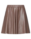 Jucca Woman Shorts & Bermuda Shorts Cocoa Size 4 Polyester, Polyurethane In Brown