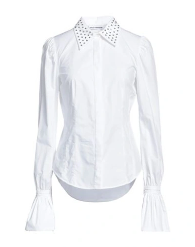 Paco Rabanne Woman Shirt White Size 6 Organic Cotton