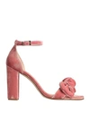 Marian Woman Sandals Pastel Pink Size 9 Textile Fibers In Pink