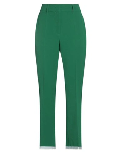 Essentiel Antwerp Woman Pants Emerald Green Size 8 Recycled Polyester, Elastane