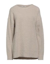 Kangra Woman Sweater Beige Size M Alpaca Wool, Wool, Silk, Polyamide