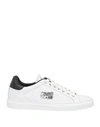 CAVALLI CLASS CAVALLI CLASS WOMAN SNEAKERS WHITE SIZE 6 SOFT LEATHER