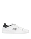 Cavalli Class Woman Sneakers White Size 10 Soft Leather In White