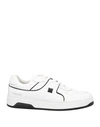 Thoms Nicoll Man Sneakers White Size 8 Textile Fibers In White