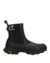 Roa Buckle-detail Chunky Boots In Black