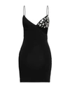 Dsquared2 Woman Short Dress Black Size L Viscose In Black