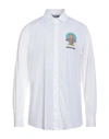 Moschino Man Shirt White Size 16 Cotton In White