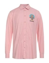 Moschino Man Shirt Light Pink Size 17 Cotton