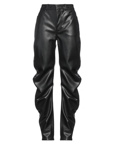 Philosophy Di Lorenzo Serafini Woman Pants Black Size 10 Polyester, Polyurethane Resin