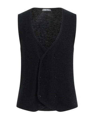 Grey Daniele Alessandrini Man Cardigan Black Size 36 Wool, Acrylic