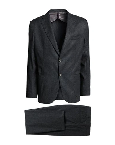 Santaniello Man Suit Grey Size 44 Wool In Grey