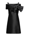 Alberta Ferretti Woman Mini Dress Black Size 6 Polyester, Silk