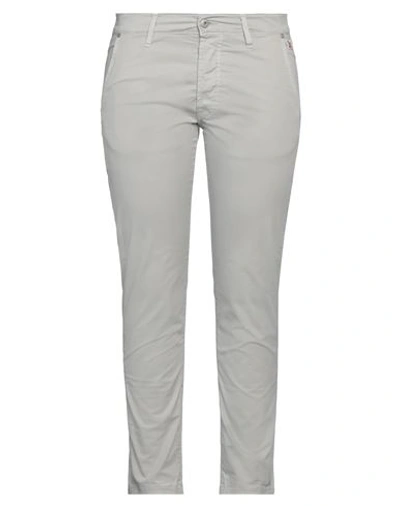Roy Rogers Roÿ Roger's Man Pants Light Grey Size 36 Cotton, Elastane In Grey