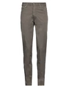 Barba Napoli Man Pants Dove Grey Size 34 Cotton, Elastane