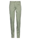 Barba Napoli Man Pants Sage Green Size 34 Cotton, Elastane