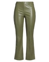 Jucca Woman Pants Military Green Size 4 Polyester, Polyurethane