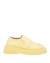 Marsèll Woman Loafers Pastel Yellow Size 8 Calfskin