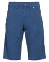 Mason's Man Shorts & Bermuda Shorts Blue Size 30 Cotton, Elastane
