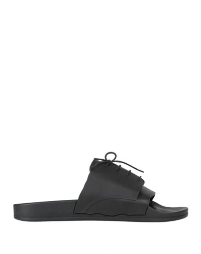 Maison Margiela Man Sandals Black Size 11 Rubber