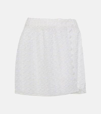 Missoni Crochet-knit Miniskirt In White