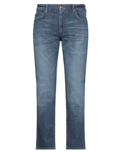 Lee Man Denim Pants Blue Size 31w-32l Cotton, Elastane